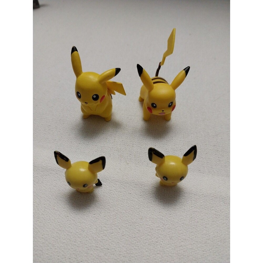 Pokemon Pikachu Figures  Figures Collection Of 4 Different Expressions